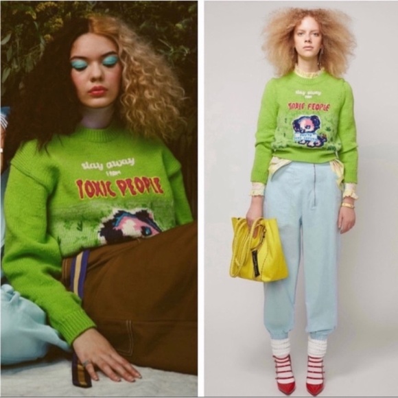 Marc Jacobs X Magda Archer X Toxic People "The Intarsia Sweater" - Picture 1 of 15
